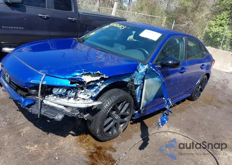 2023 Honda Civic Sport z USA, uszkodzony, nr VIN 2HGFE2F51PH520855